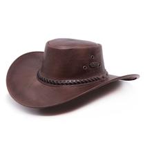 chapéu country sertanejo, modelo australiano couro legitimo , unissex