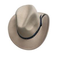 Chapéu country Western Cowboy hat unisex aba pequeno fita em Couro, Lady Jazz Caps, Cavalheiro Retro, Inverno