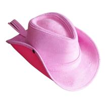 Chapeu Cowboy Feminino Adulto Boiadeira Country Festa Peão Rodeio Festa Junina Rosa Claro Chapeu Cowboy Feminino Adulto Boiadeira Country Festa Peão Rodeio Festa Junina Rosa Claro