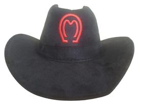 Chapéu Cowboy Mangalarga Boiadeiro Rodeio Country Peão Vaqueiro Camurça - Selaria Forte