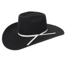 Chapéu Cowboy Preto Texas Diamond Copa Alta 20995 Chapéu Cowboy Preto Texas Diamond Copa Alta 20995