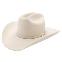 Chapéu Cowboy Stetson 3X Feltro de Lã Osso 7 3/8 Chapéu Cowboy Stetson 3X Feltro de Lã Osso 7 3/8