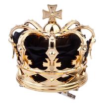 Chapéu Crown PRETYZOOM Halloween Party Queen Black