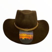 Chapéu Cury Pelo e Lã Crocodilo Aba 8,5 Chocolate Chapéu Cury Pelo e Lã Crocodilo Aba 8,5 Chocolate