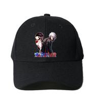 Chapéu de algodão Tokyo Ghouls, boné de beisebol masculino preto Chapéu de algodão Tokyo Ghouls, boné de beisebol masculino preto