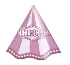 Chapéu de Aniversário Festa Circo Rosa 8 Uni Festcolor - Inspire sua Festa Loja