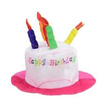 Chapéu De Aniversário Para Adultos E Crianças Com Vela, Decoração De Festa, Chapéu De Festa De Feliz