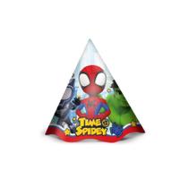 Chapéu de Aniversário Spider e Seus Amigos Espetaculares - 12 Unidade - Regina - Rizzo