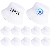 Chapéu de balde DASSNANE White Sublimation Blank 12 unidades Chapéu de balde DASSNANE White Sublimation Blank 12 unidades
