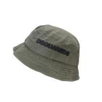 Chapéu de balde DSQS unissex de algodão verde, 56-59 cm, protetor solar UV