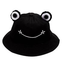 Chapéu de balde Jiuhong Cute Frog Pattern para adultos e adolescentes