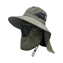 Chapéu De Balde Para Proteção Solar E À Prova De Vento, Respirável, Com Protetor De Pescoço Para Chapéu De Balde Para Proteção Solar E À Prova De Vento, Respirável, Com Protetor De Pescoço Para