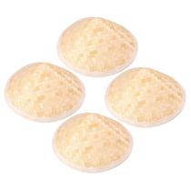 Chapéu de bambu Vaguelly para crianças pequenas, protetor solar bege, 4 peças