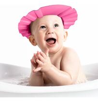 Chapéu De Banho Protetor Viseira Lava Cabeça Bebês Crianças - I Love Novidades