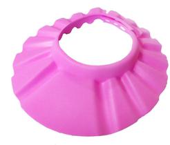 Chapéu De Banho Protetor Viseira Lava Cabeça Bebês Rosa Chapéu De Banho Protetor Viseira Lava Cabeça Bebês Rosa