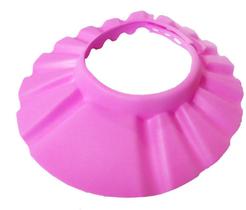 Chapéu De Banho Protetor Viseira Lava Cabeça Bebês Rosa Chapéu De Banho Protetor Viseira Lava Cabeça Bebês Rosa