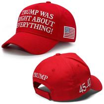 Chapéu de beisebol Jixrenda compatível com chapéus Trump Red Chapéu de beisebol Jixrenda compatível com chapéus Trump Red
