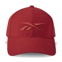 Chapéu de beisebol Reebok Vector Snapback 6 painéis vermelhos para adultos Chapéu de beisebol Reebok Vector Snapback 6 painéis vermelhos para adultos