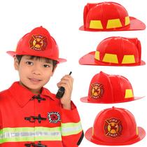 Chapéu de bombeiro AnaPoliz Kids Fire Chief Capacete para crianças