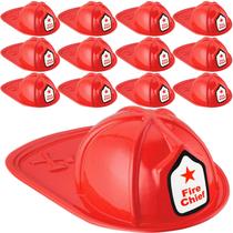 Chapéu de bombeiro AnaPoliz Kids Fire Chief com machado duplo, 12 unidades Chapéu de bombeiro AnaPoliz Kids Fire Chief com machado duplo, 12 unidades