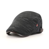 Chapéu de boné plano Gatsby Newsboy Ivy Cabbie preto Chapéu de boné plano Gatsby Newsboy Ivy Cabbie preto