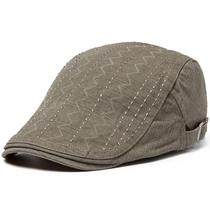 Chapéu de boné plano para homens Gatsby Newsboy Style Ziguezague Pattern Chapéu de boné plano para homens Gatsby Newsboy Style Ziguezague Pattern