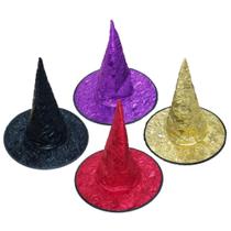 Chapéu De Bruxa Cores Sortidas Un - Silverfestas