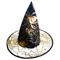 Chapéu De Bruxa Halloween Com Aranhas Para Festas a Fantasia Chapéu De Bruxa Halloween Com Aranhas Para Festas a Fantasia