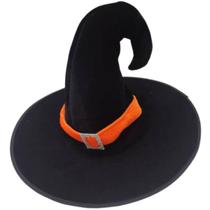 Chapéu De Bruxa Halloween Festa a Fantasia Aveludado Luxo