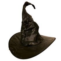Chapéu De Bruxa Halloween Festa Fantasia Carnaval Cor Preto