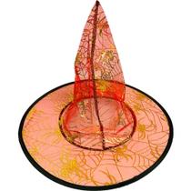 Chapéu de Bruxa pra Fantasia de Halloween Adulto e Infantil Vermelho