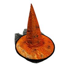 chapeu de bruxa telado halloween cosplay bruxaria fantasia - Jac Fashion