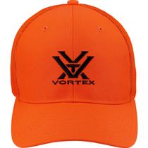 Chapéu de caça Vortex Blaze Orange Respirable Mesh Snapback Chapéu de caça Vortex Blaze Orange Respirable Mesh Snapback
