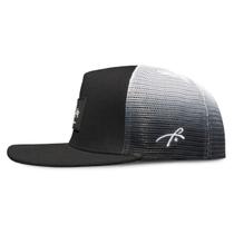 Chapéu de caminhoneiro Grace Folly Black Fade Snapback Mesh unissex Chapéu de caminhoneiro Grace Folly Black Fade Snapback Mesh unissex