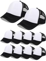 Chapéu de caminhoneiro Tarpop Sublimation Blank Poliéster Mesh x10