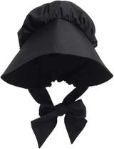 Chapéu de camponês ZEUIHELO Maid Hat Amish Hat Prairie Cap para mulheres