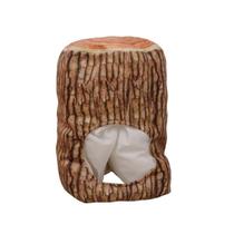 Chapéu de cosplay, chapéu de madeira, design de toco de árvore, poliéster