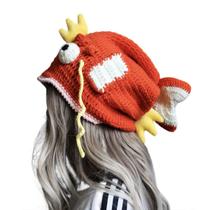 Chapéu de cosplay Goldfish Costume Headwear, chapéu quente, macio e aconchegante