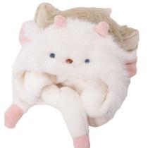 Chapéu de cosplay Lambs Costume Headwear Warm Soft Cozy para crianças/adultos Chapéu de cosplay Lambs Costume Headwear Warm Soft Cozy para crianças/adultos