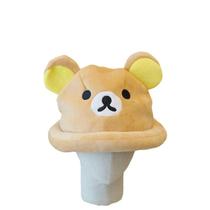 Chapéu de cosplay Rilakkumas Costume Headwear, chapéu quente, macio e aconchegante