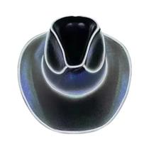 Chapéu De Cowboy/Cowgirl Com LED, Perolado, Estilo Western, Para Dança, Festa E Fantasia