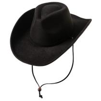 Chapéu de cowboy Lanzom Retro Feltro com aba larga para mulheres e homens Chapéu de cowboy Lanzom Retro Feltro com aba larga para mulheres e homens