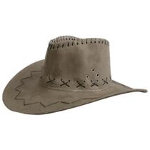 Chapéu de Cowboy Western Suede Marrom - Adulto Chapéu de Cowboy Western Suede Marrom - Adulto