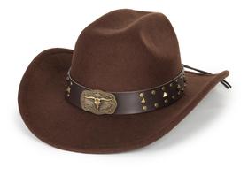 Chapéu de cowboy XuoAZ Western Roll Up Fedora, tamanho S-M Chapéu de cowboy XuoAZ Western Roll Up Fedora, tamanho S-M