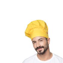 Chapeu de Cozinheiro Amarelo Chef Touca Unissex Ajustavel Chapeu de Cozinheiro Amarelo Chef Touca Unissex Ajustavel