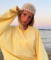 Chapéu de croche headpieces gringa verão bandana tricot moda