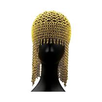 Chapéu De Dança Do Ventre Artesanal Com Contas E Franjas Longas, Acessório De Cabelo Para Noivas E Chapéu De Dança Do Ventre Artesanal Com Contas E Franjas Longas, Acessório De Cabelo Para Noivas E