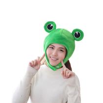 Chapéu de fantasia Big Ear Frog Plush Cosplay Party Cap