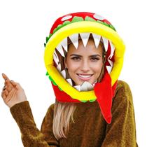 Chapéu de fantasia Jococs Cannibal Plant Flower Funny Cosplay Adult Chapéu de fantasia Jococs Cannibal Plant Flower Funny Cosplay Adult