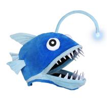 Chapéu de fantasia Lrvcnva Angler Fish Light-up para Halloween adulto Chapéu de fantasia Lrvcnva Angler Fish Light-up para Halloween adulto